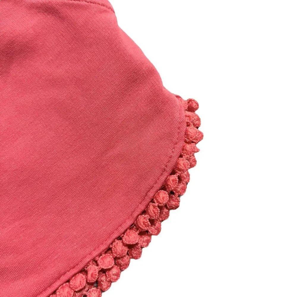 Mayoral 4Y Coral Drawstring Shorts